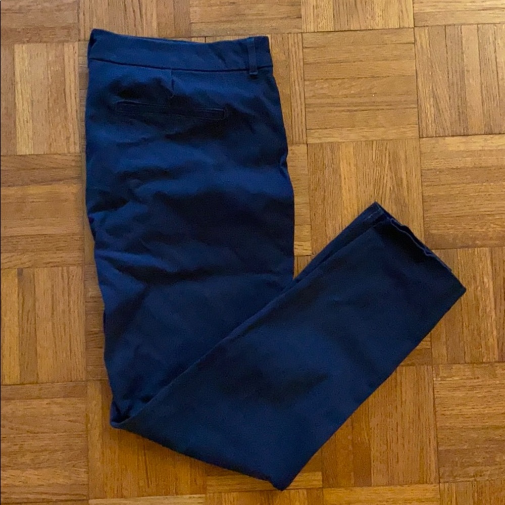 Navy Blue Never Fade Pixie Pants - Old Navy